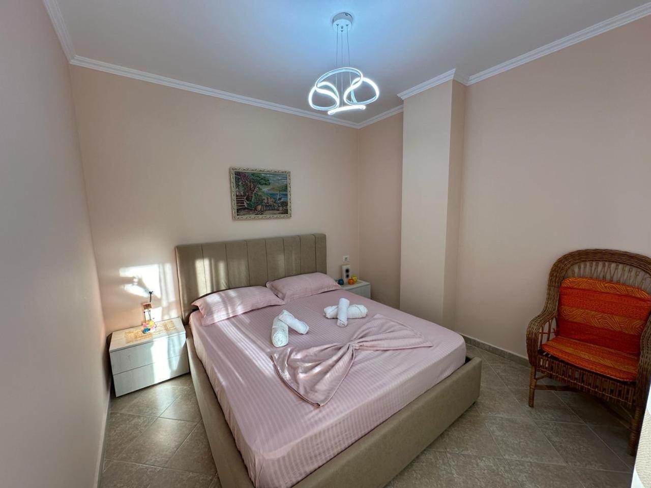 Sunset Sea View - Beachfront Balcony - Ac - Wifi Durres Luaran gambar